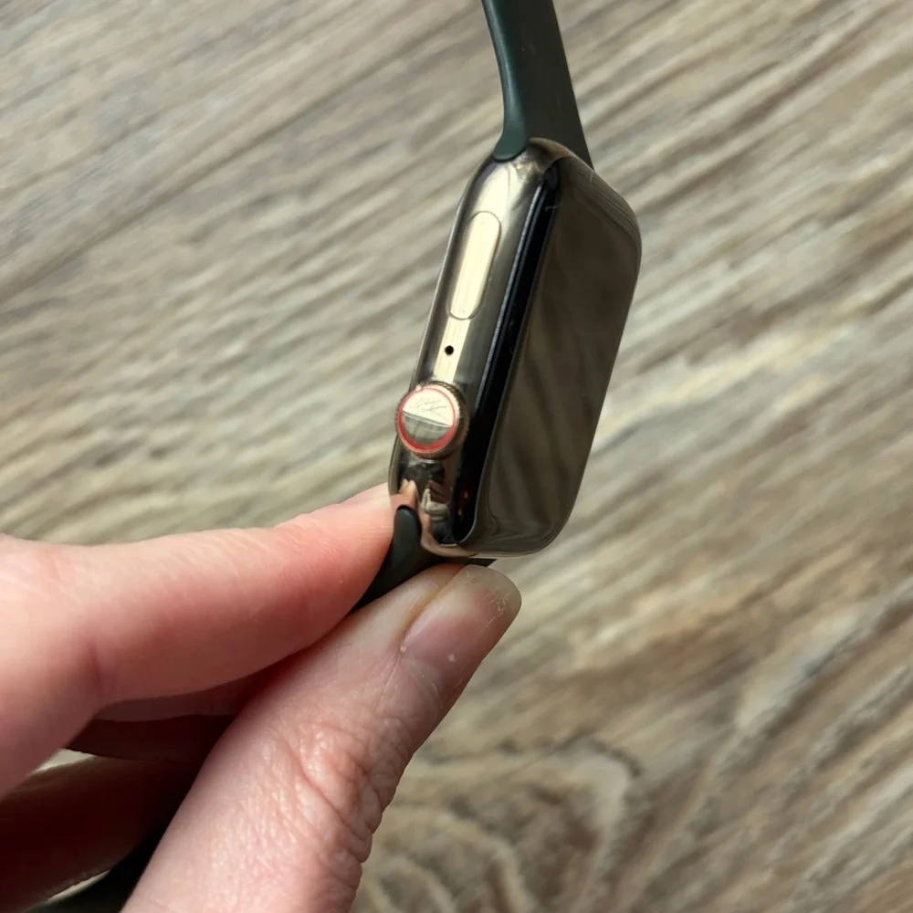 Limited Edition Apple Watch Series 6 44mm Gold Case with Cyprus Green Band